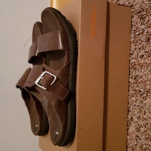 Merrell Women's On The Move Sandal Brown Sandal, Size 7, Slip-on